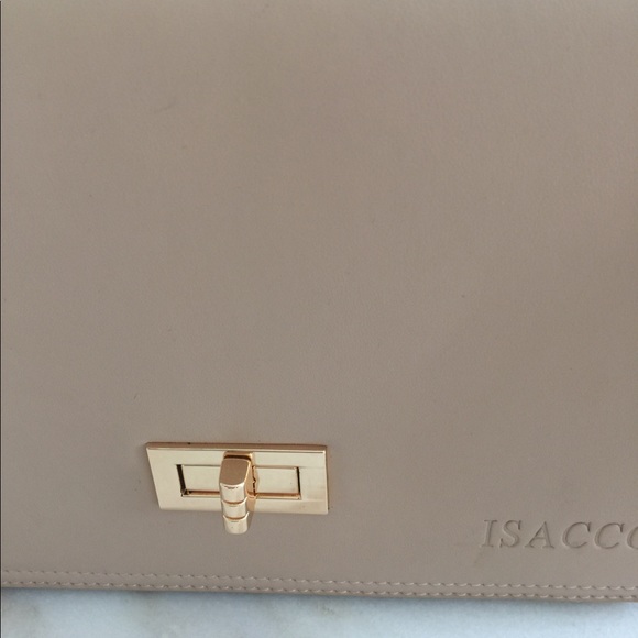 ISACCO NEW REAL LEATHER CROSSBODY BAG - Picture 4 of 8